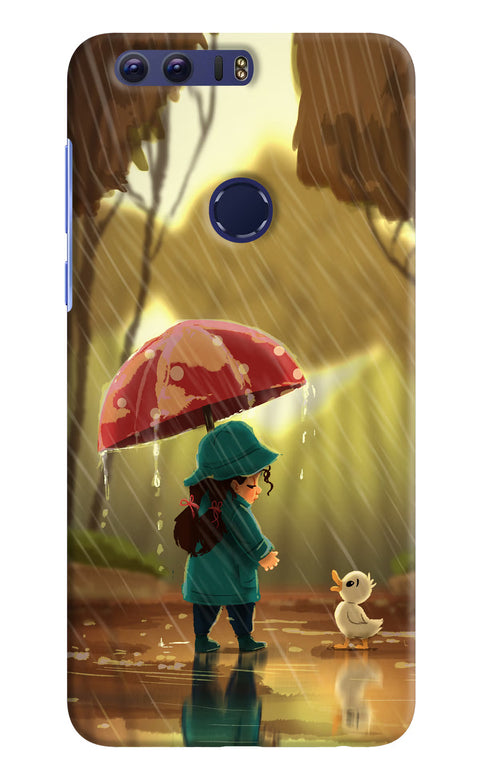 Rainy Day Honor 8 Back Cover