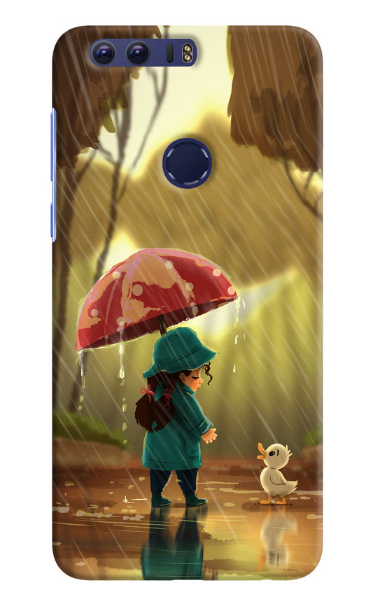 Rainy Day Honor 8 Hard Case Back Cover by Casekaro