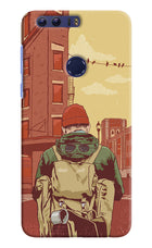 Adventurous Honor 8 Hard Case Back Cover by Casekaro