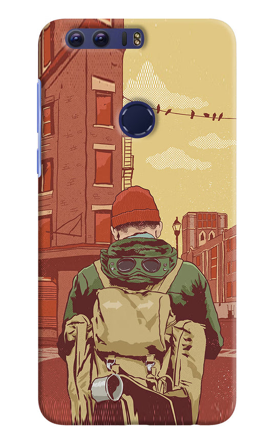 Adventurous Honor 8 Hard Case Back Cover by Casekaro