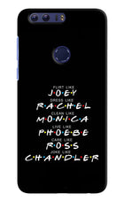 FRIENDS Character Honor 8 Hard Case Back Cover by Casekaro
