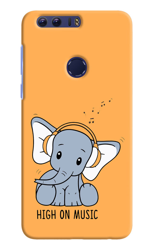 High On Music Honor 8 Hard Case Back Cover by Casekaro