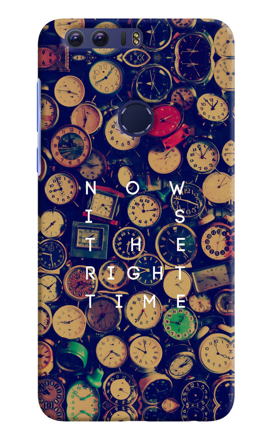 Now is the Right Time Quote Honor 8 Hard Case Back Cover by Casekaro