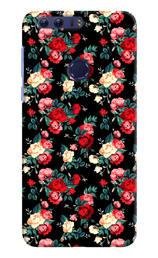 Rose Pattern Honor 8 Hard Case Back Cover by Casekaro