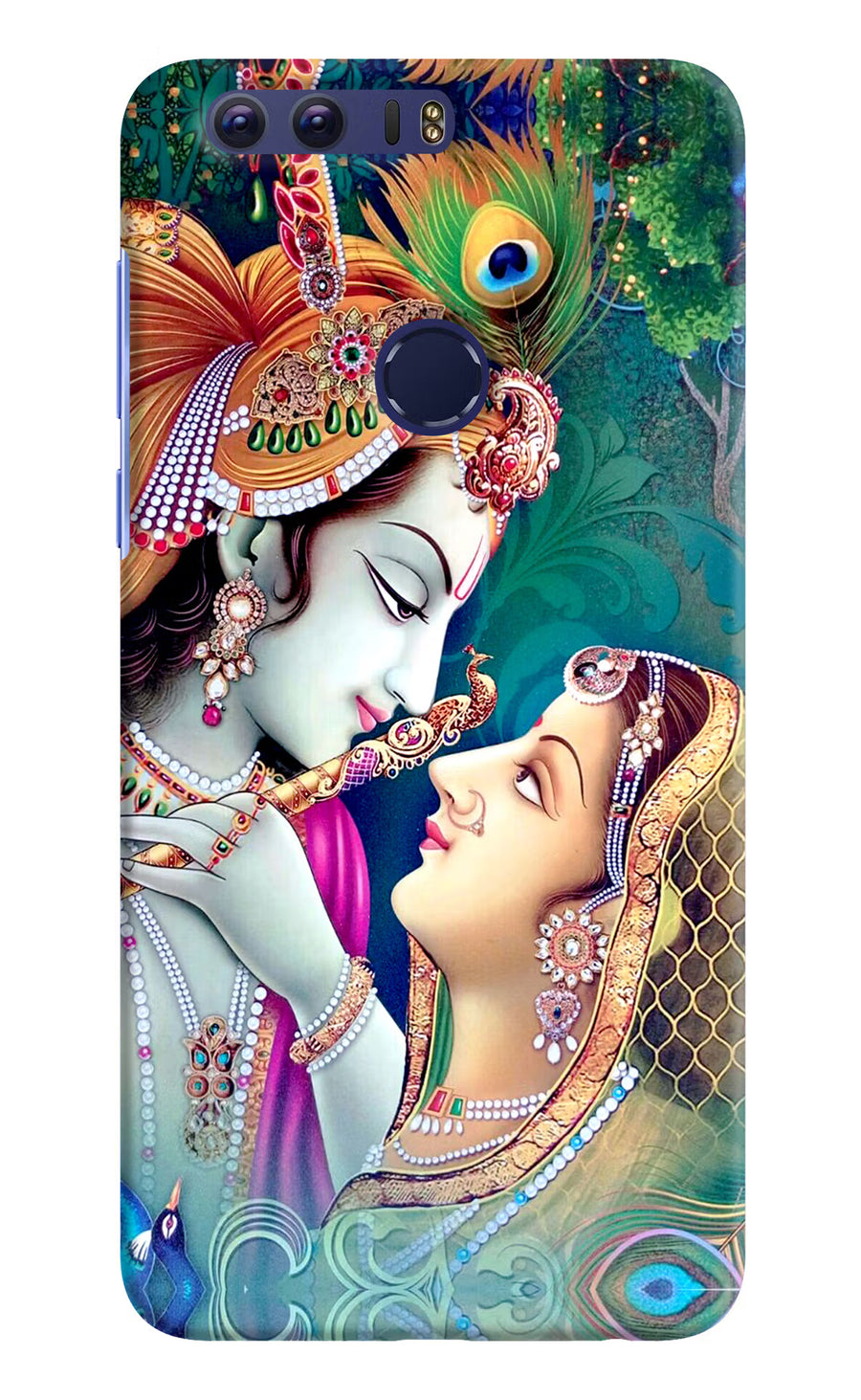 Lord Radha Krishna Honor 8 Back Cover, Hard case
