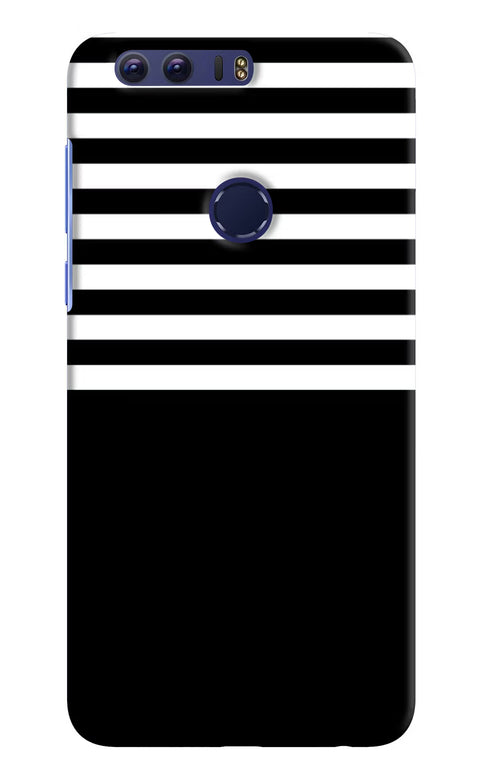 Black and White Print Honor 8 Back Cover