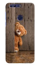 Teddy Wooden Honor 8 Hard Case Back Cover by Casekaro