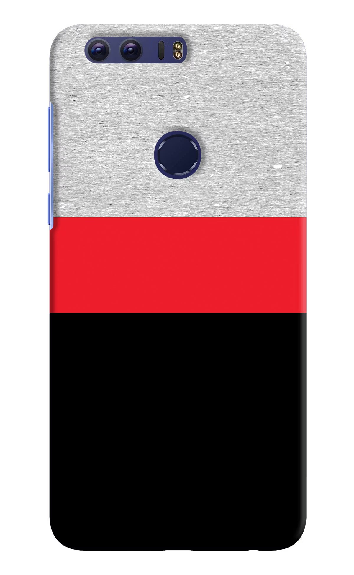 Tri Color Pattern Honor 8 Hard Case Back Cover by Casekaro