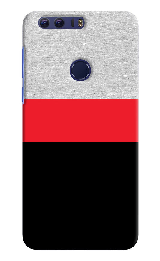 Tri Color Pattern Honor 8 Hard Case Back Cover by Casekaro