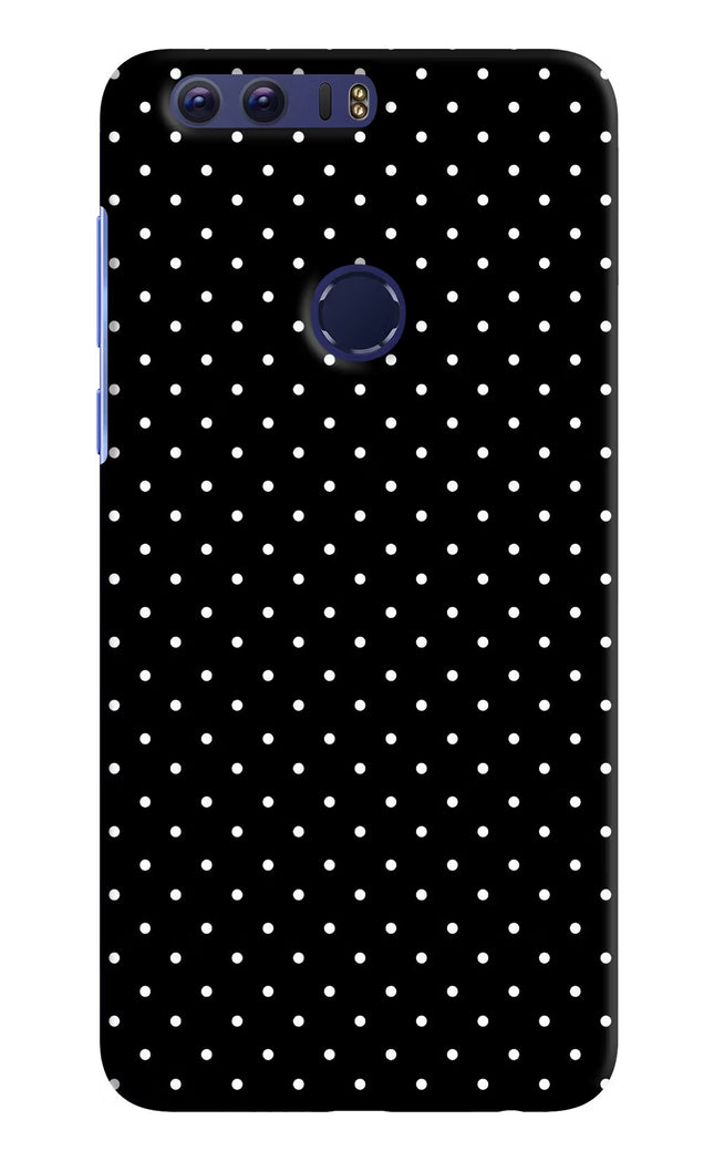 White Dots Honor 8 Hard Case Back Cover by Casekaro