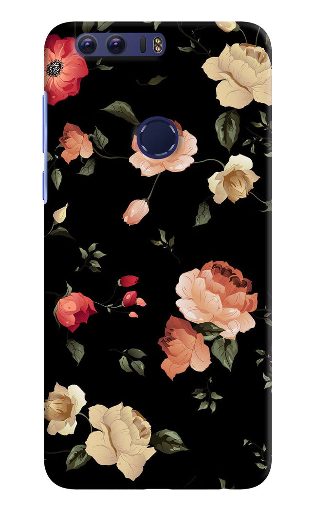 Flowers Honor 8 Hard Case Back Cover by Casekaro