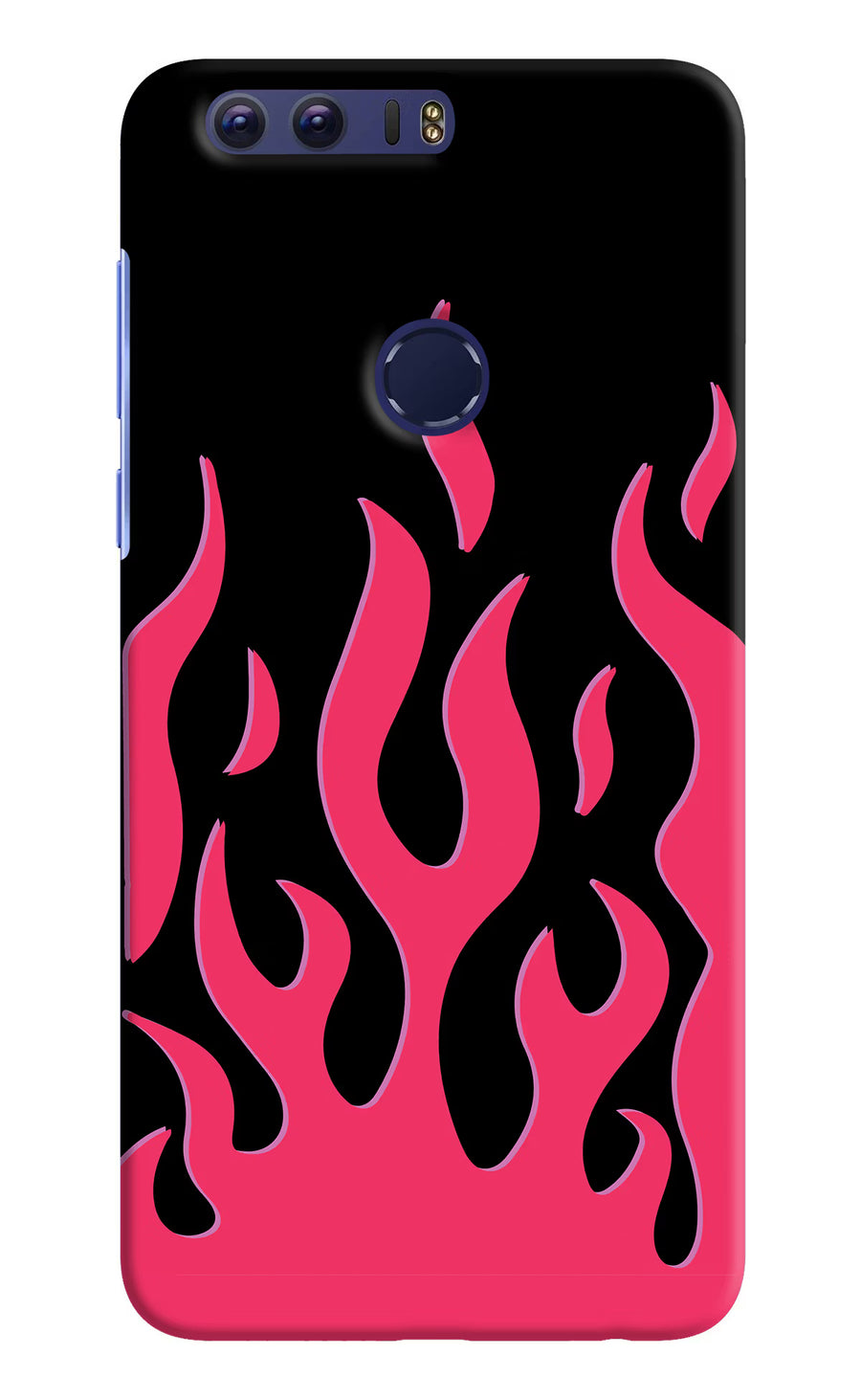 Fire Flames Honor 8 Back Cover, Hard case