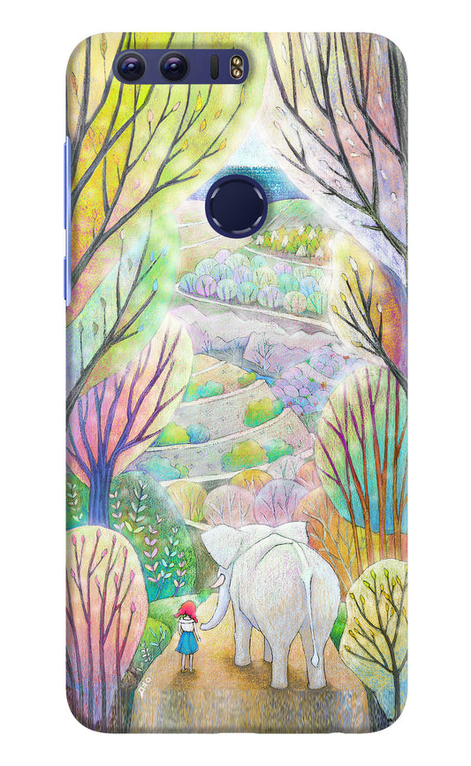 Nature Painting Honor 8 Hard Case Back Cover by Casekaro