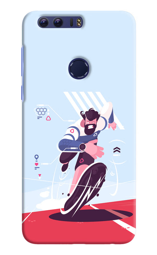 Run Pro Honor 8 Hard Case Back Cover by Casekaro