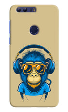 Monkey Headphone Honor 8 Hard Case Back Cover by Casekaro