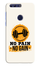 No Pain No Gain Honor 8 Hard Case Back Cover by Casekaro