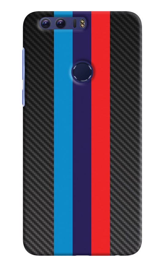 BMW Stripes Pattern Honor 8 Hard Case Back Cover by Casekaro