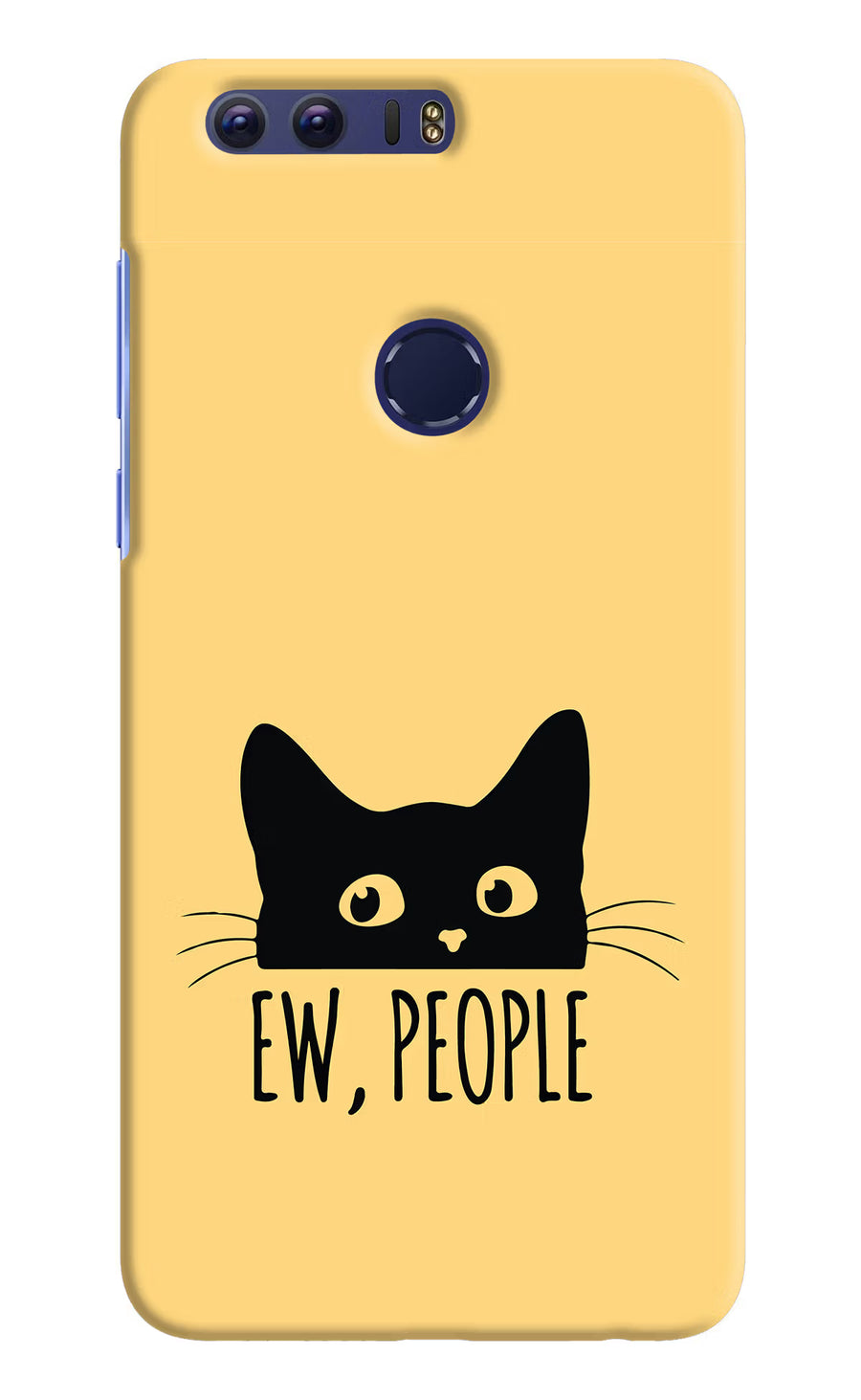 Ew People Catitude Honor 8 Back Cover, Hard case