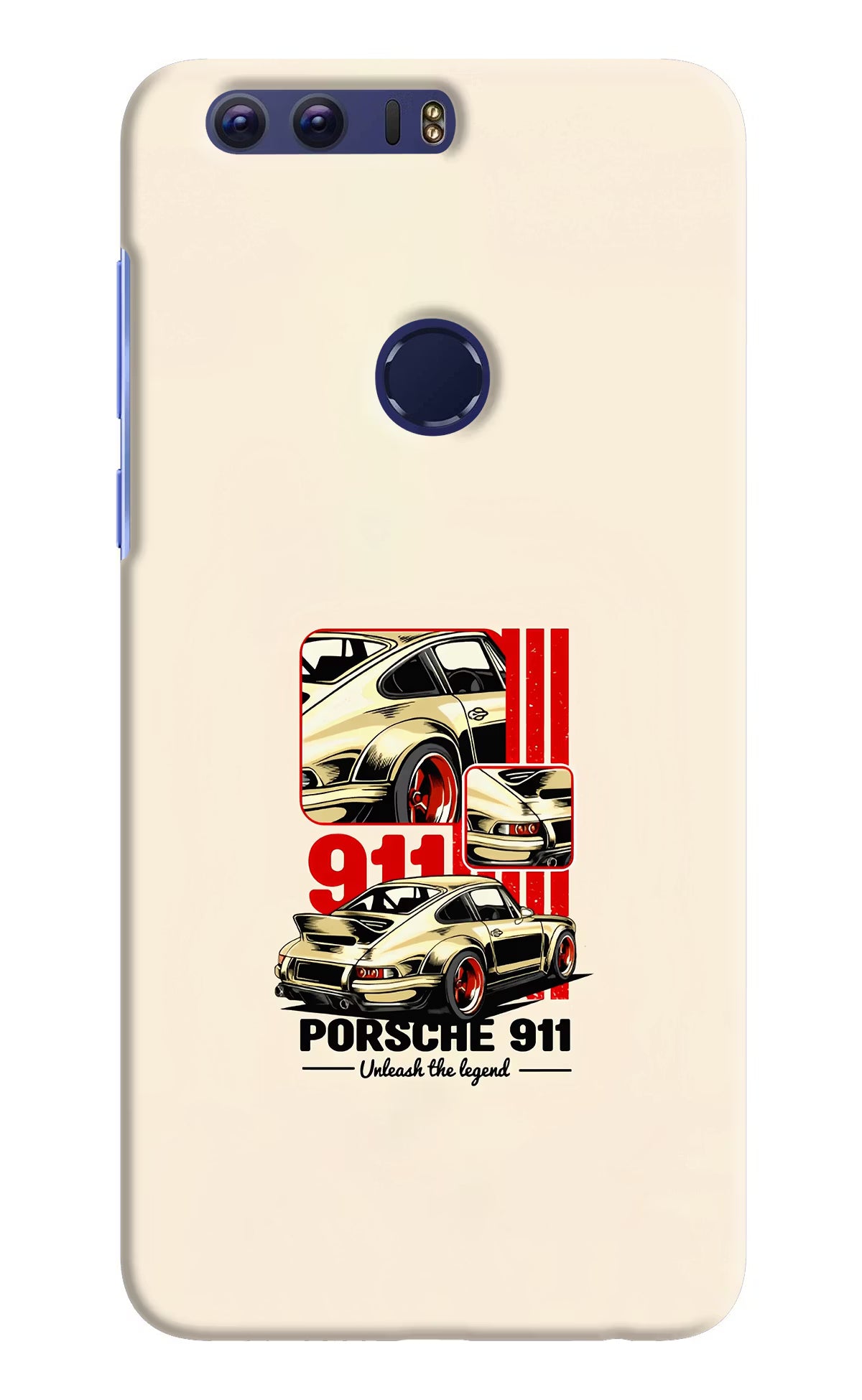 Classic Porsche 911 Honor 8 Hard Case Back Cover by Casekaro