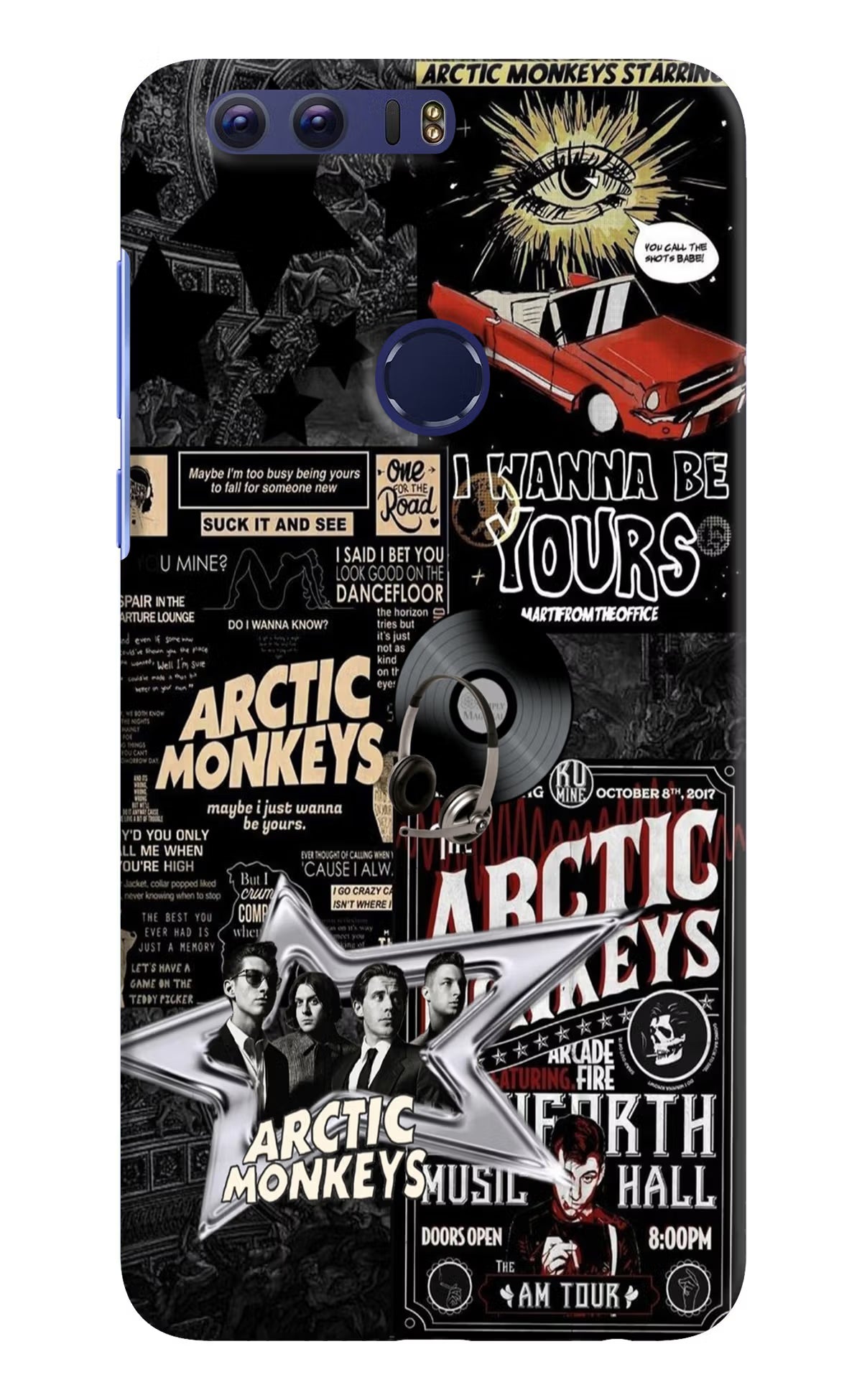 Arctic Monkeys Honor 8 Hard Case Back Cover by Casekaro