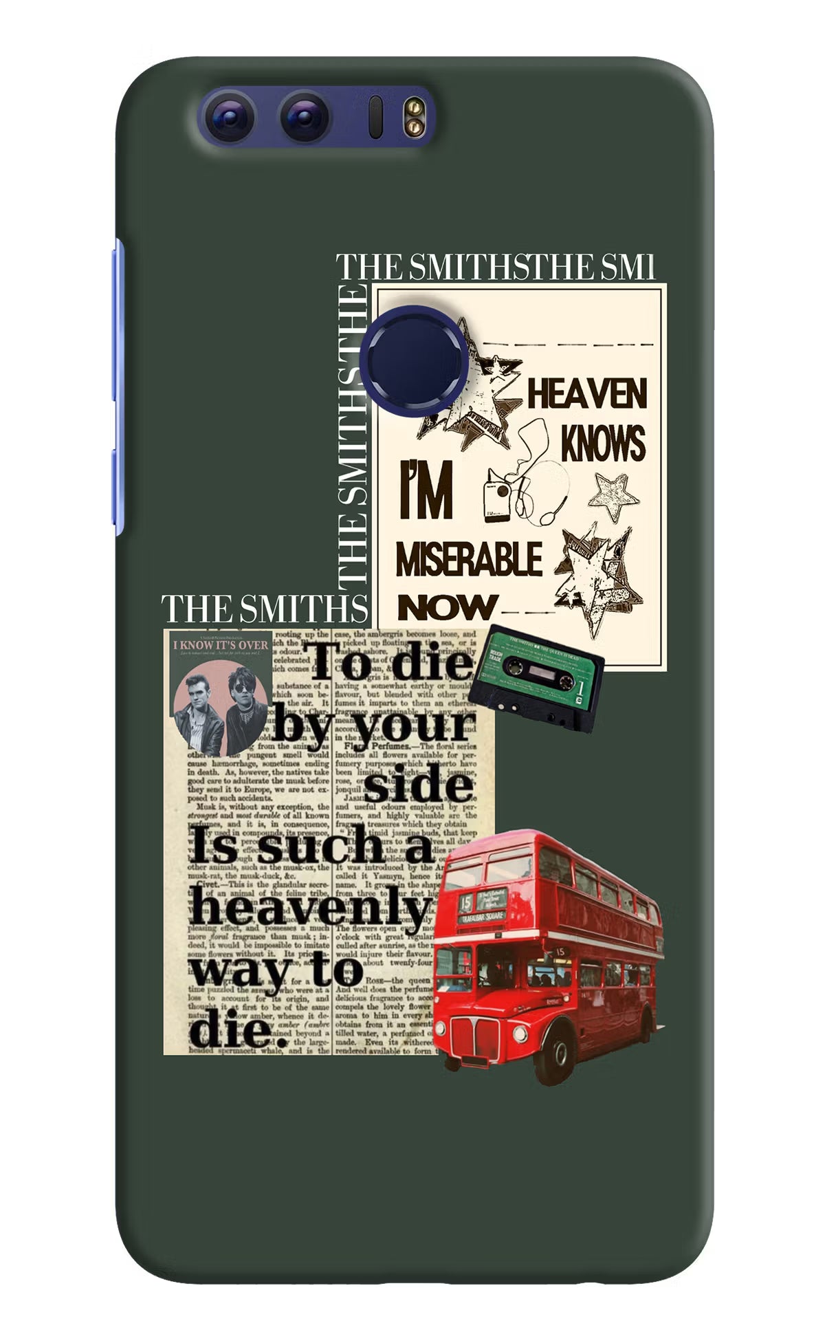 The Smiths Honor 8 Hard Case Back Cover by Casekaro