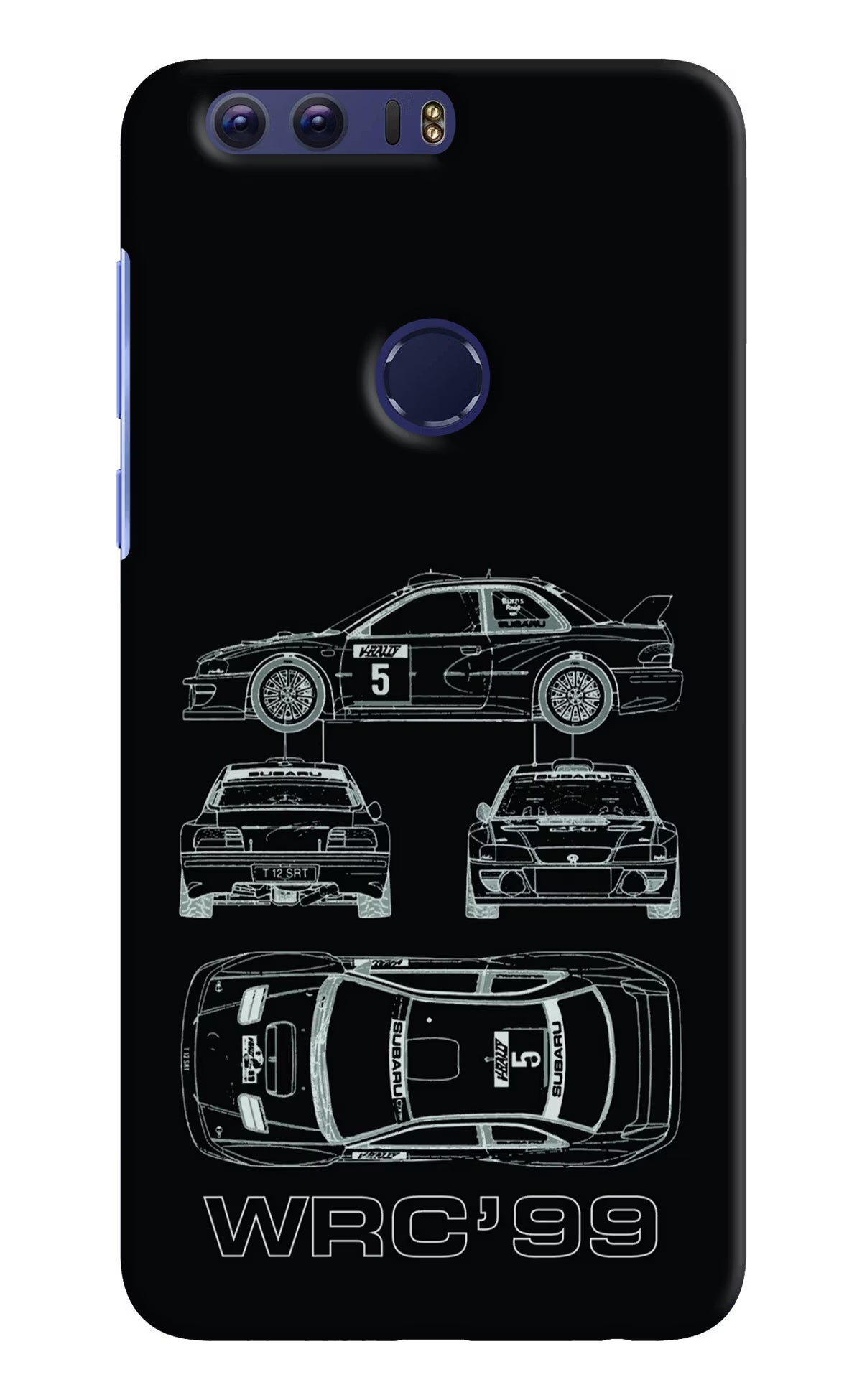 WRC'99 Honor 8 Hard Case Back Cover by Casekaro