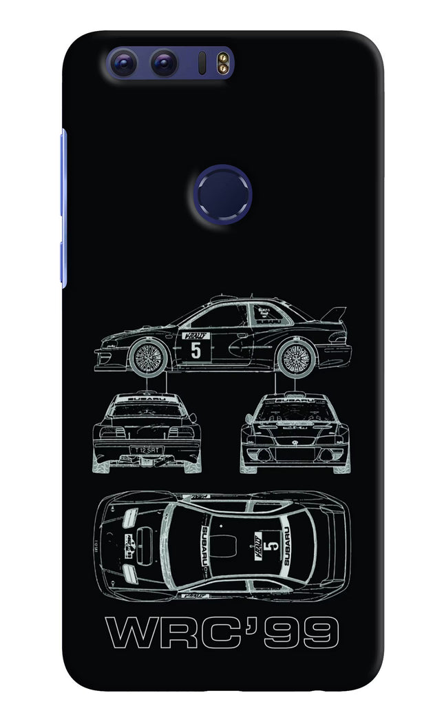 WRC'99 Honor 8 Hard Case Back Cover by Casekaro