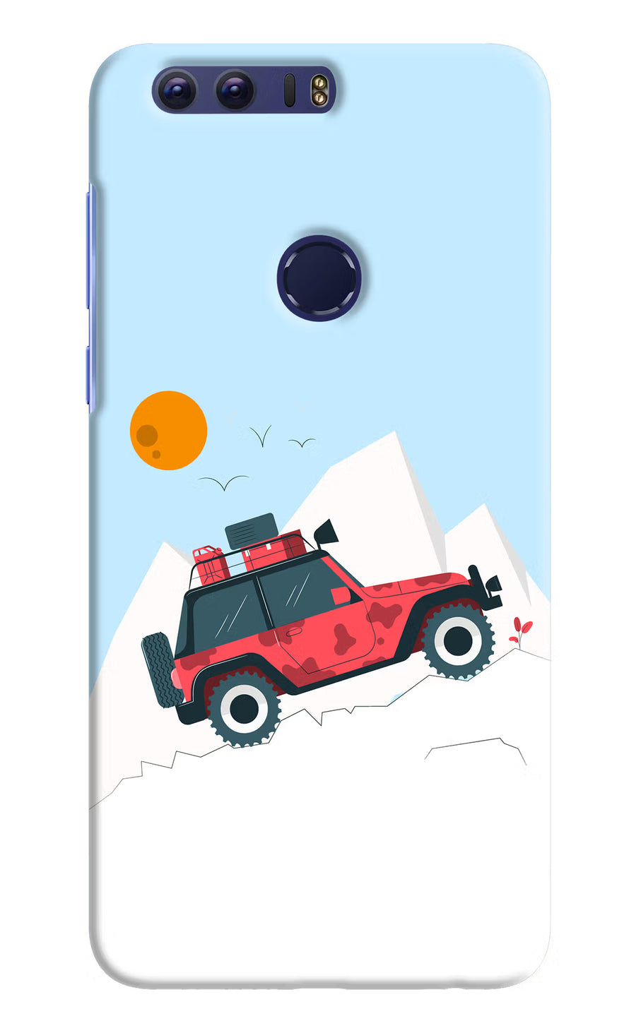 Mountain Trail Beast Honor 8 Back Cover, Hard case