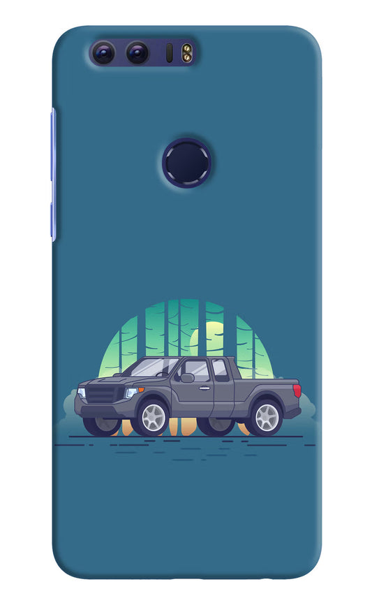 Retro Garage Vibe Honor 8 Hard Case Back Cover by Casekaro