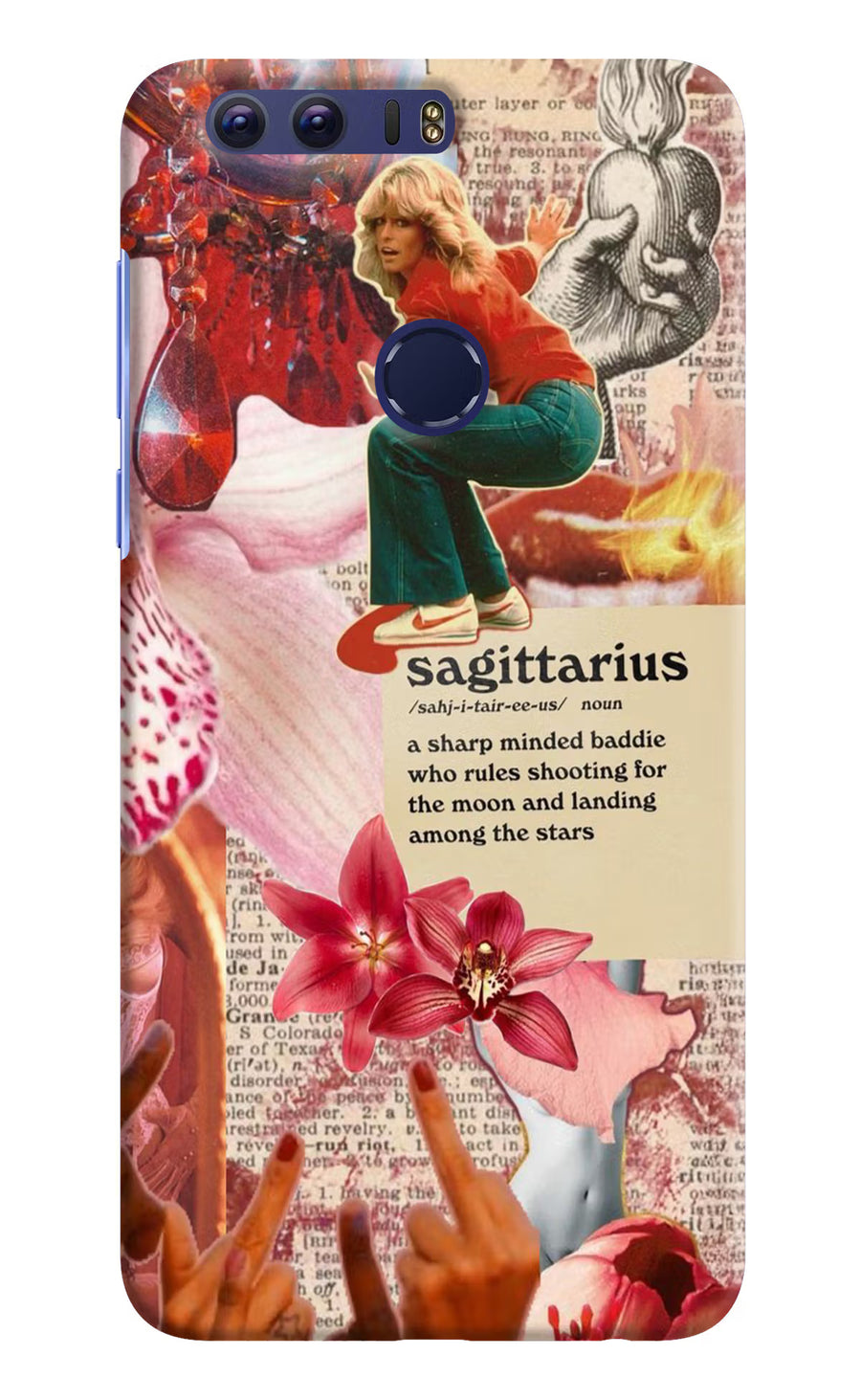Sagittarius Zodiac Honor 8 Back Cover, Hard case