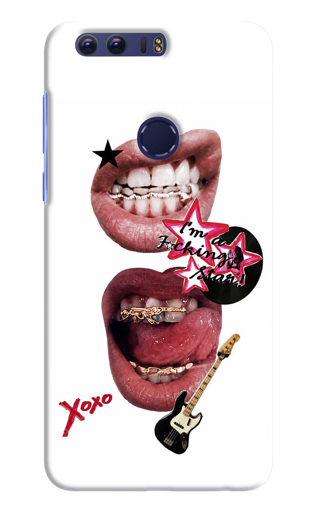 Rockstar Honor 8 Hard Case Back Cover by Casekaro