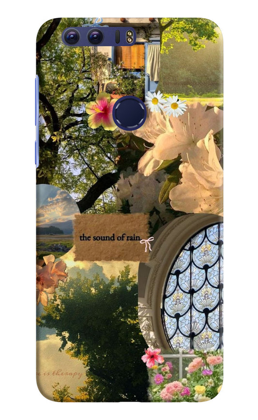 Rain Honor 8 Hard Case Back Cover by Casekaro