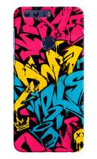 Graffiti Vibe Honor 8 Hard Case Back Cover by Casekaro