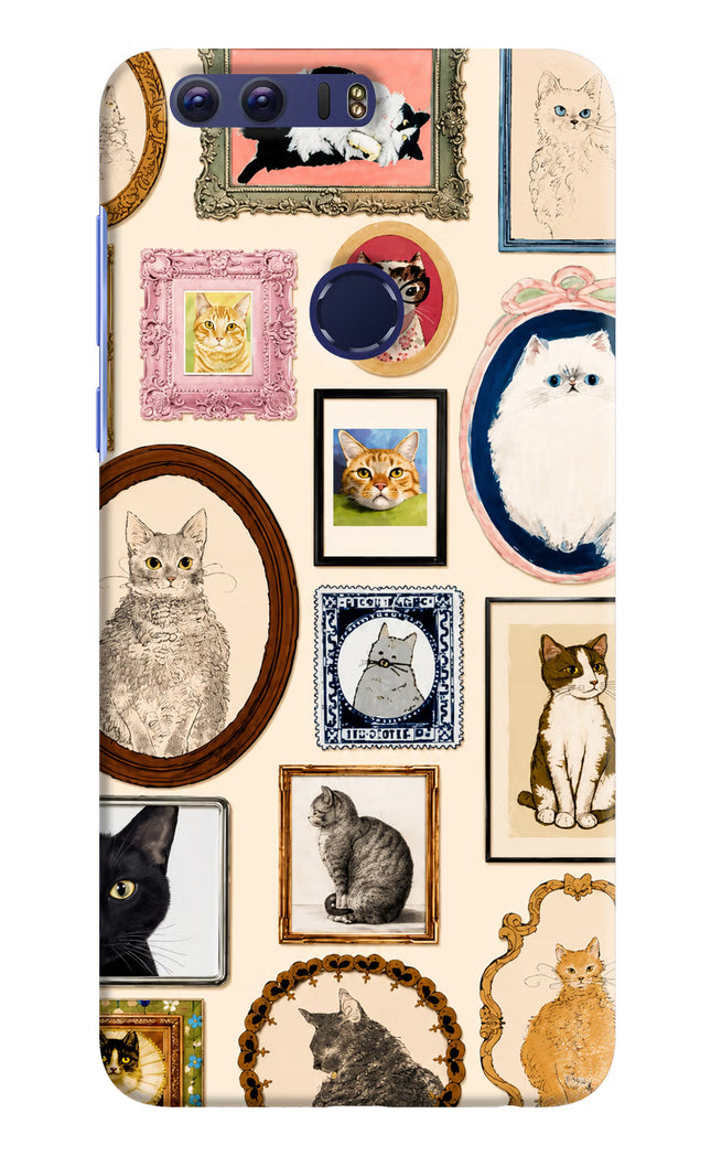 Mirror Cats Honor 8 Hard Case Back Cover by Casekaro
