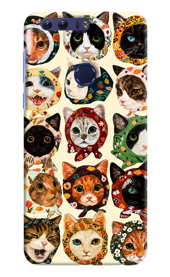 Cool Cat Honor 8 Hard Case Back Cover by Casekaro