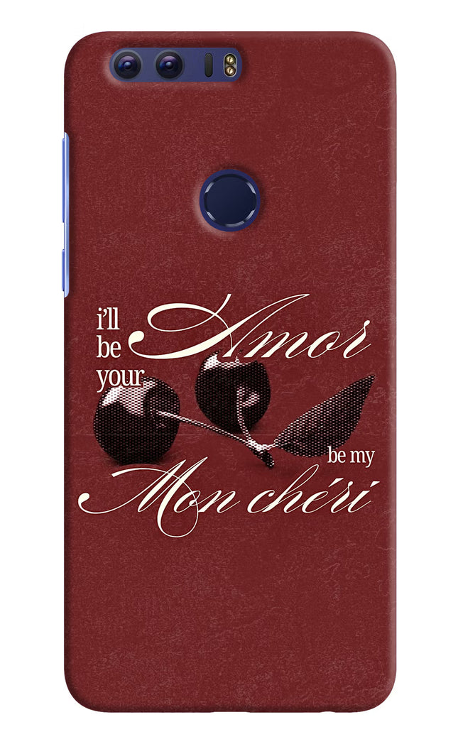Velvet Cherry Honor 8 Hard Case Back Cover by Casekaro