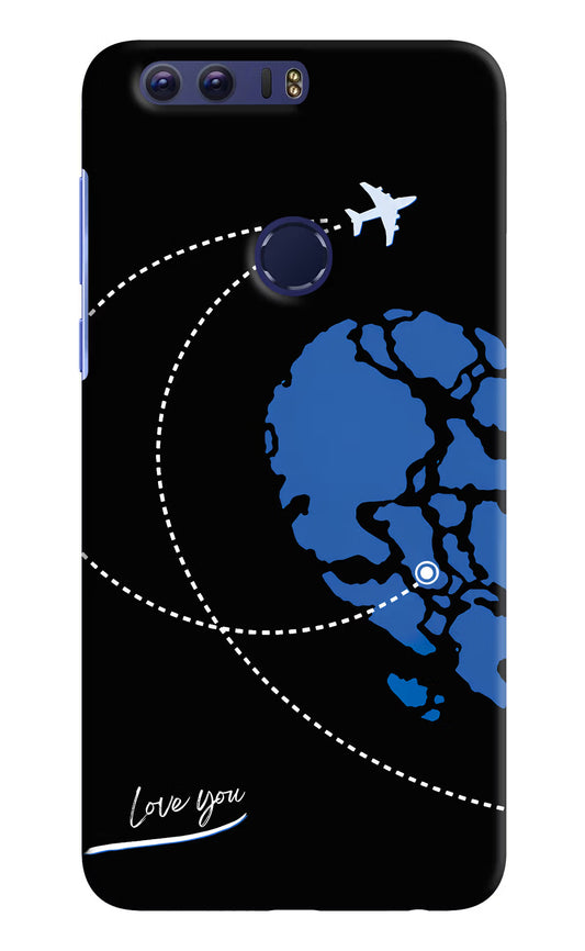 Love Orbit Honor 8 Hard Case Back Cover by Casekaro