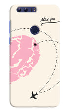Miss Orbit Honor 8 Hard Case Back Cover by Casekaro