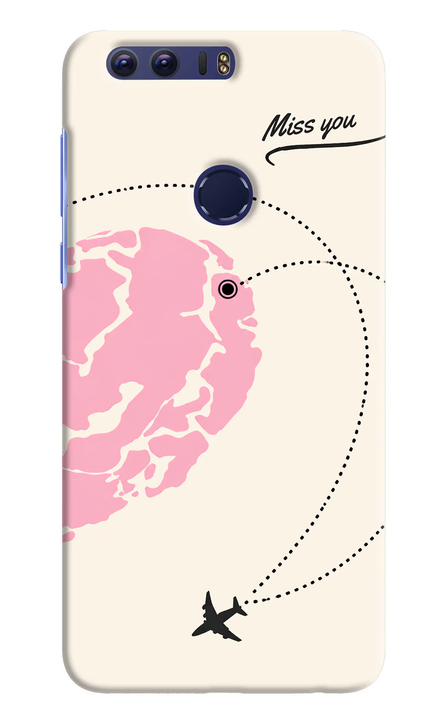 Miss Orbit Honor 8 Back Cover, Hard case