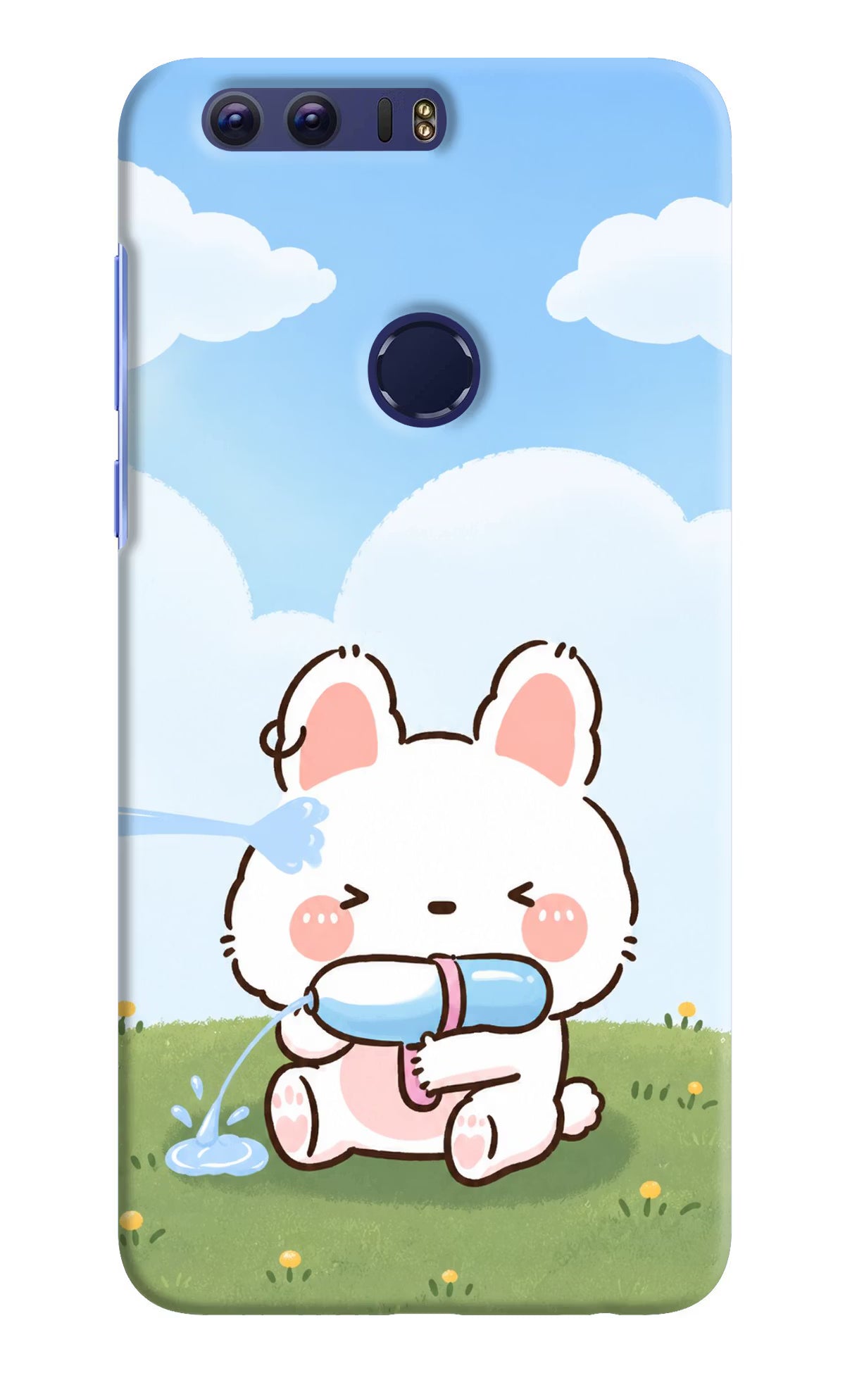 Bunny Treat Honor 8 Back Cover
