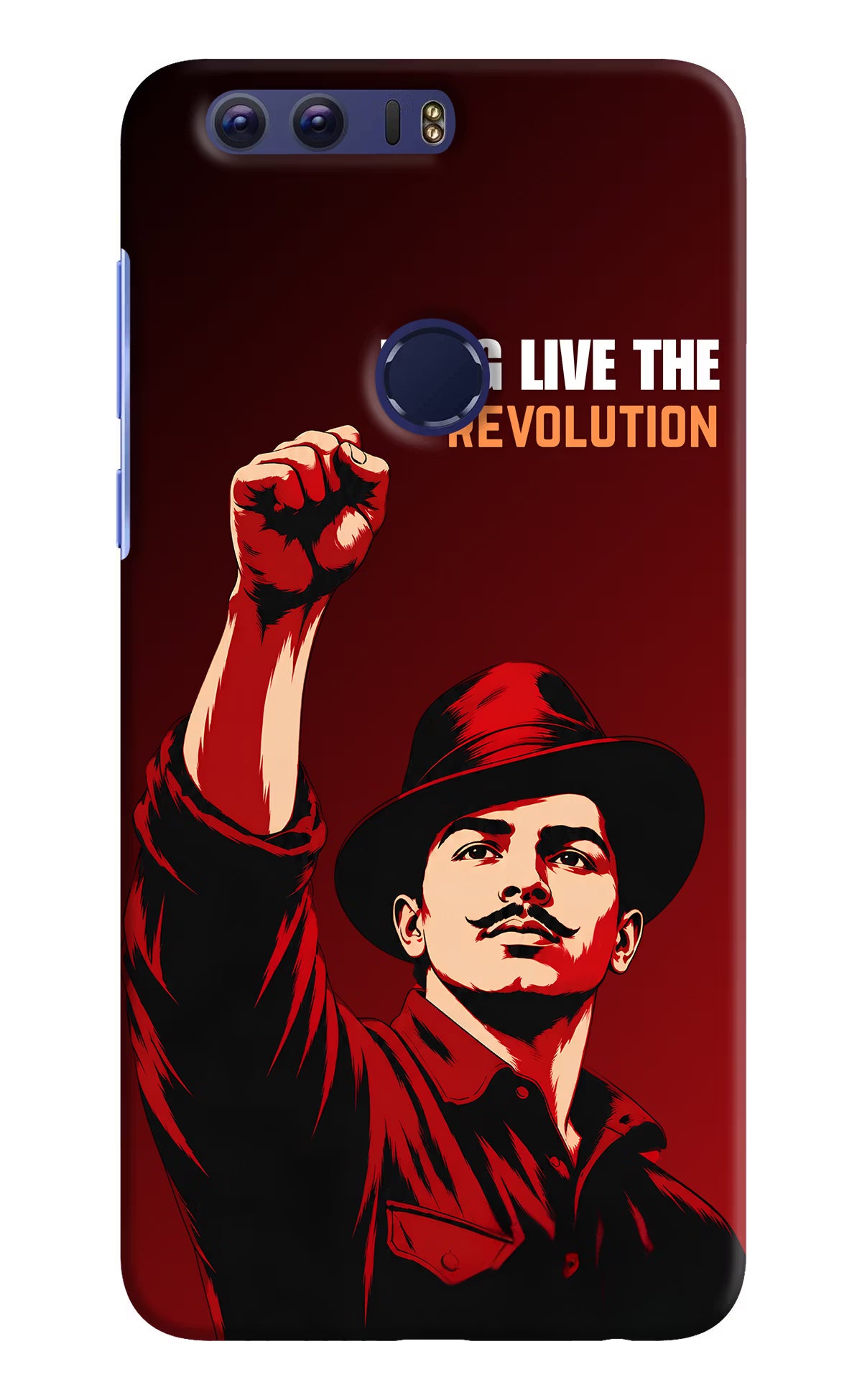 Bhagat Singh Revolution Honor 8 Back Cover