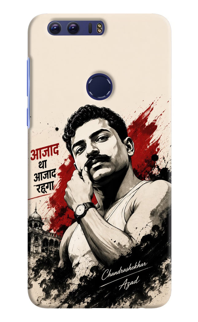 Chandrashekhar Azad Fearless Honor 8 Hard Case Back Cover by Casekaro