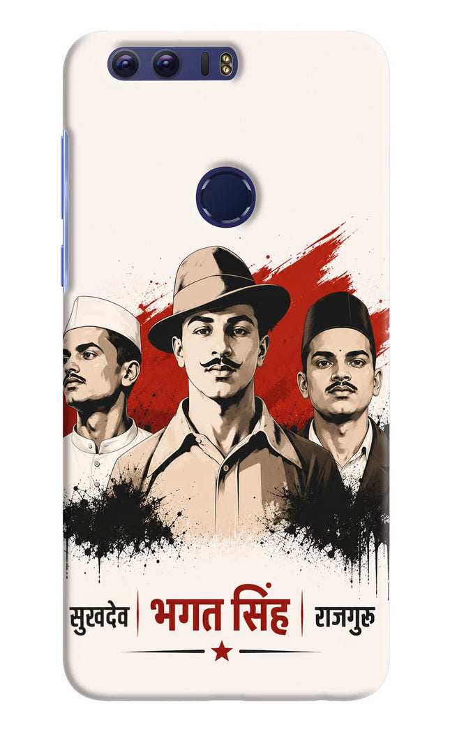 Bhagat Singh Trio Honor 8 Hard Case Back Cover by Casekaro
