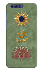 Om & Lotus Honor 8 Back Cover