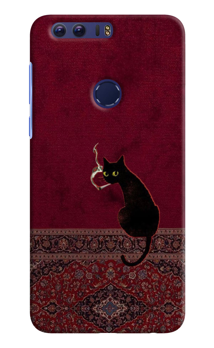 Midnight Cat Honor 8 Back Cover, Hard case
