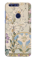 White Lily Honor 8 Hard Case Back Cover by Casekaro