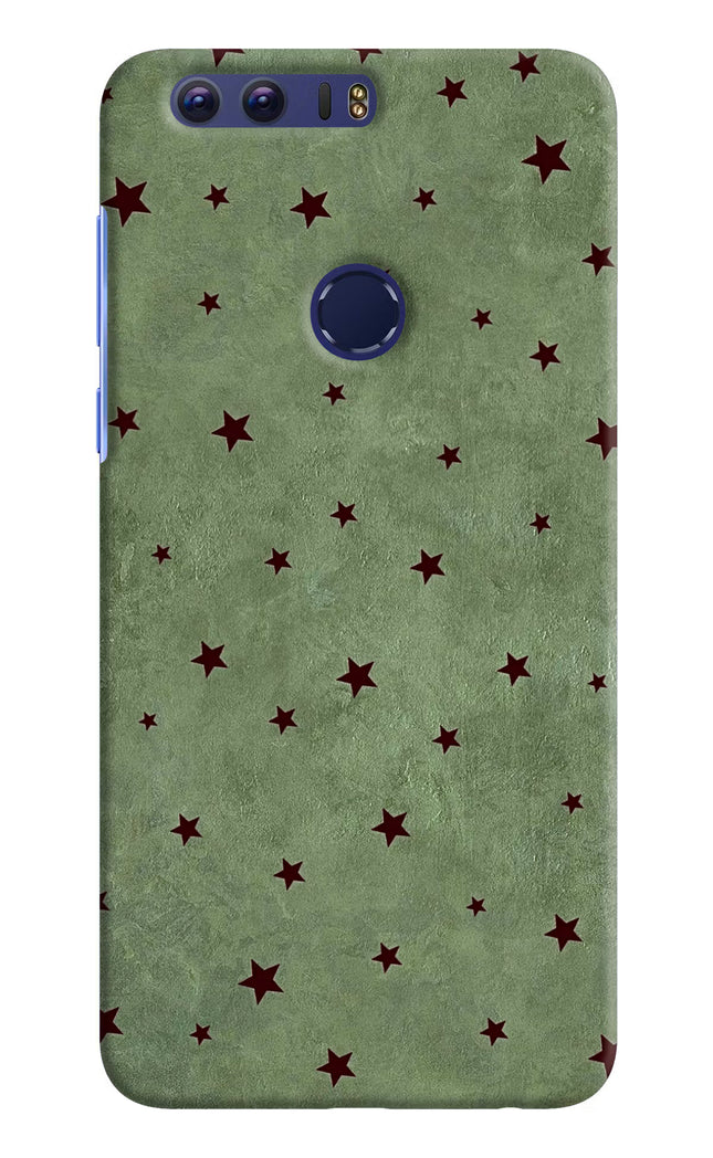 Green Stars Honor 8 Hard Case Back Cover by Casekaro