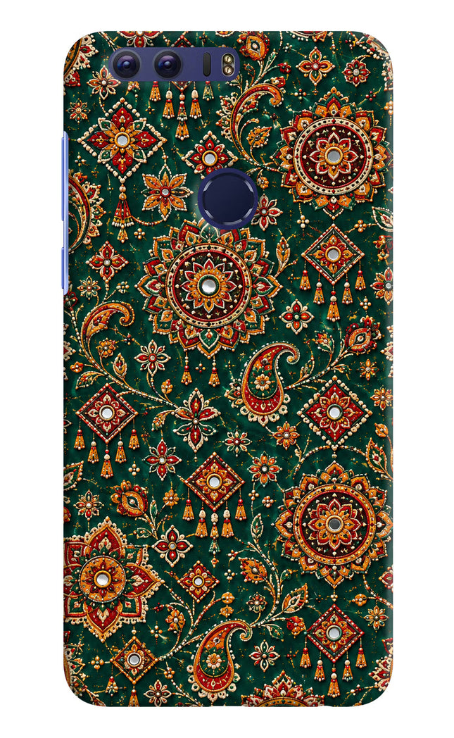 Green Pataka Honor 8 Hard Case Back Cover by Casekaro