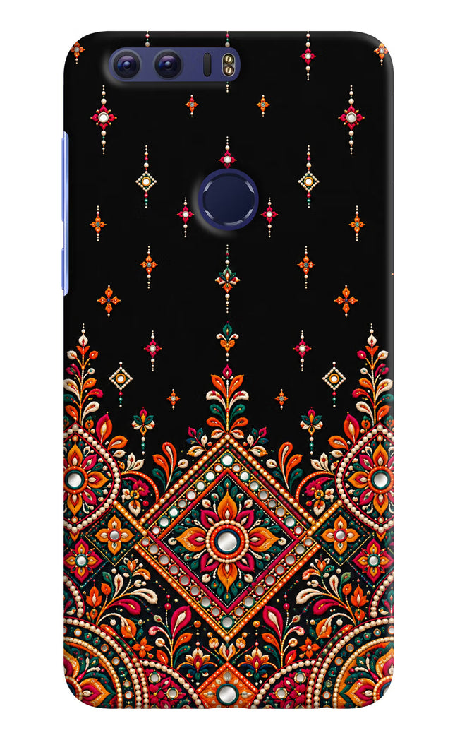Noir Mehfil Honor 8 Hard Case Back Cover by Casekaro
