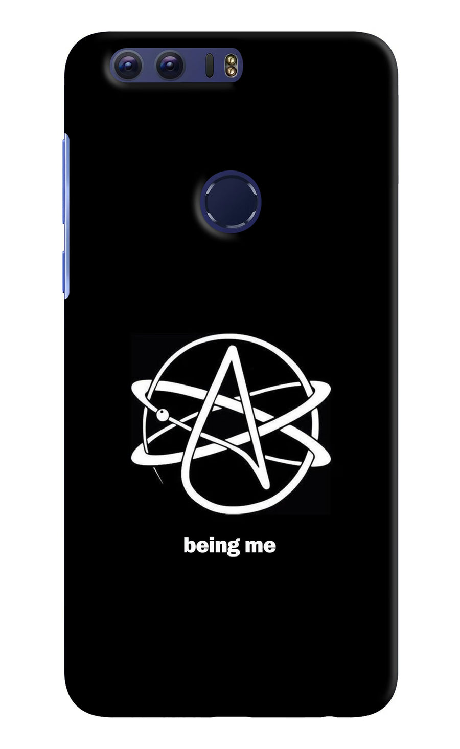 Atheist Symbol Honor 8 Back Cover, Hard case